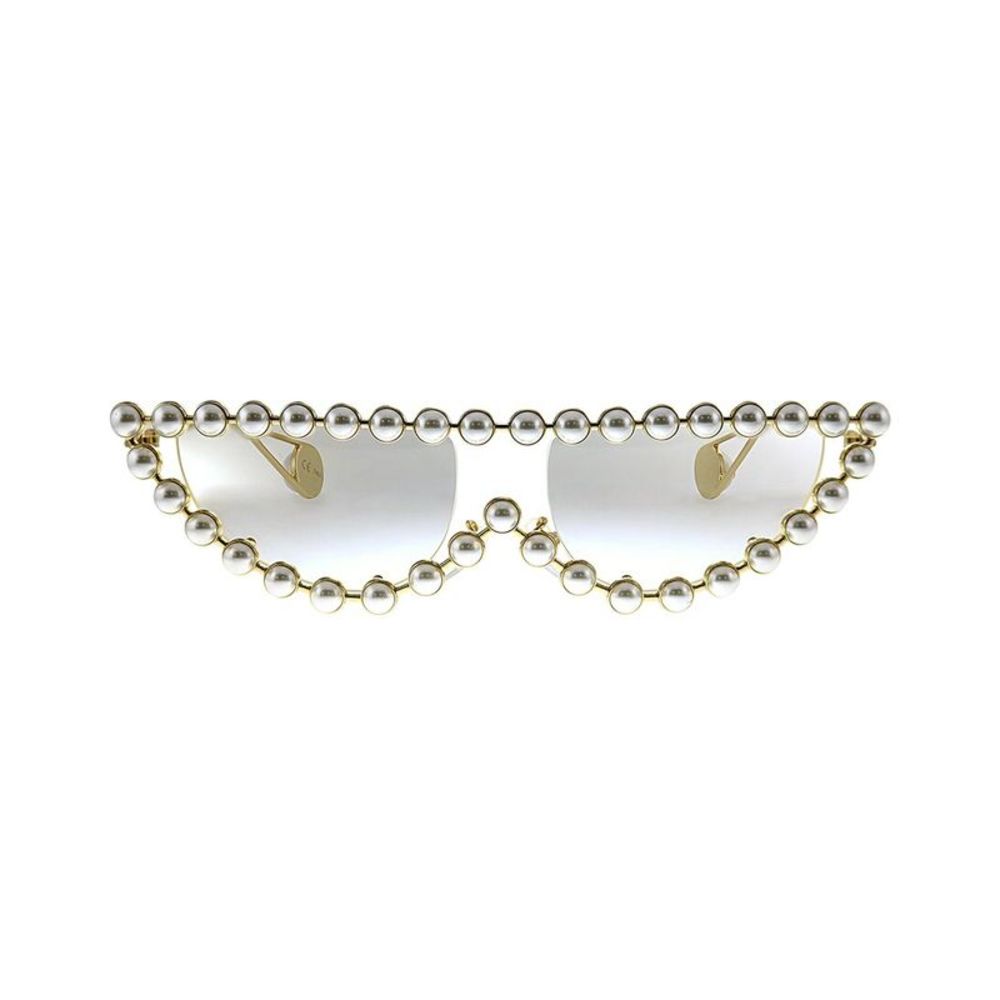Gucci Women's Gg0364s 53Mm Sunglasses, Gold - Picture 2 of 3